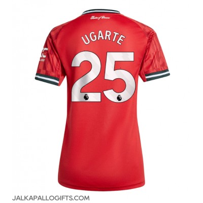 Manchester United Manuel Ugarte #25 Kotipaita Naiset 2025-26 Lyhythihainen Manchester United Manuel Ugarte #25 Kotipaita Naiset 2025-26 Lyhythihainen